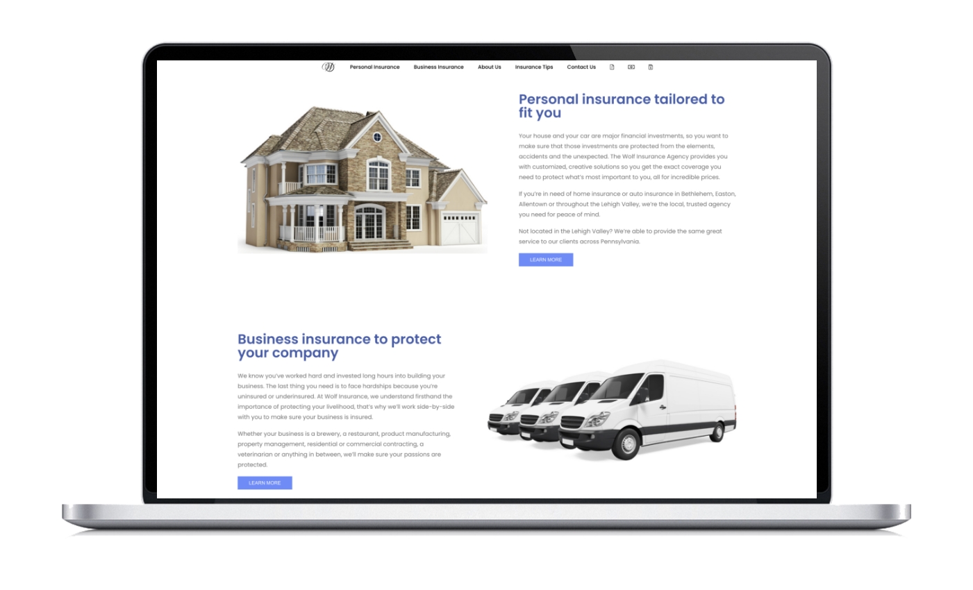 swbr-work-page-wolf-insurance-website-laptop